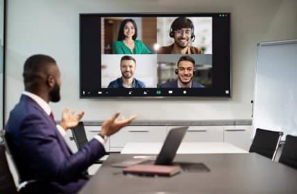 meeting aziendale in videochiamata