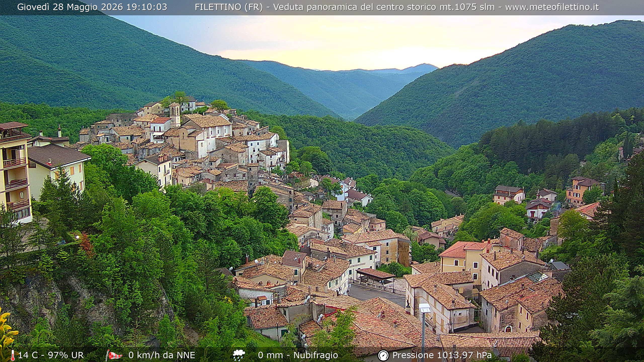 webcam filettino